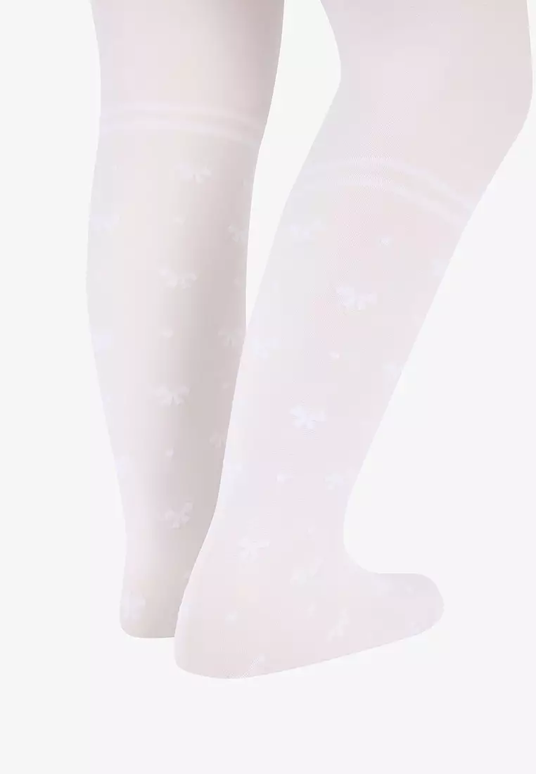 Pretty Bowtie Stripe Tights