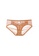 ZITIQUE orange Women's 3/4 Cup Deep-V Lace Lingerie Set (Bra and Underwear) - Orange 5F09AUS5F57D34GS_3