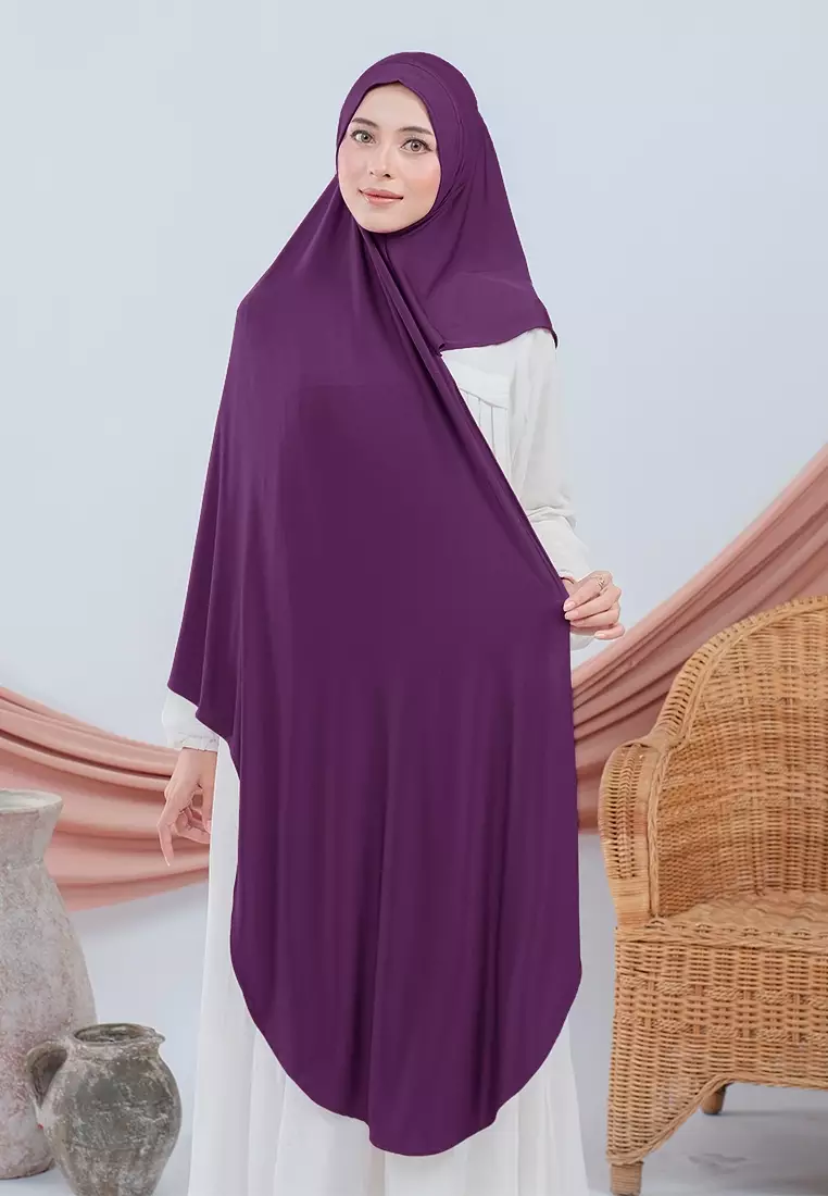 HIJAB INSTAN FAYZA - DARK PURPLE