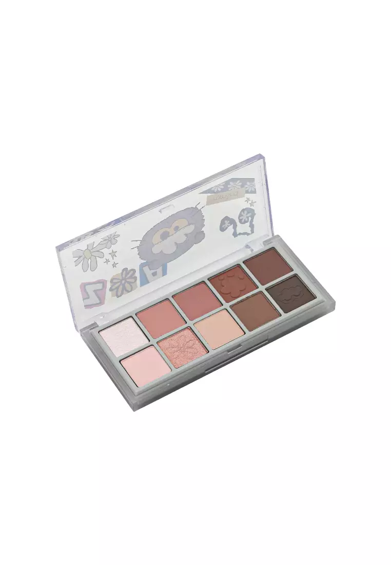 ROM&ND Zo&friends 勝過眼皮十色眼影盤(#15 Kitten Cloud Garden) (1件)1piece 15