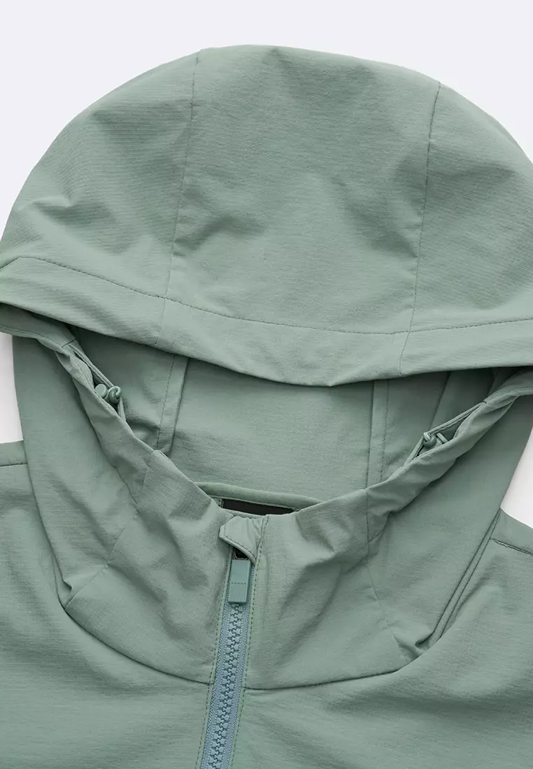 K- SWISS X ANDREY RUBLEV 男裝 LOGO 寬鬆方格暗紋連帽外套