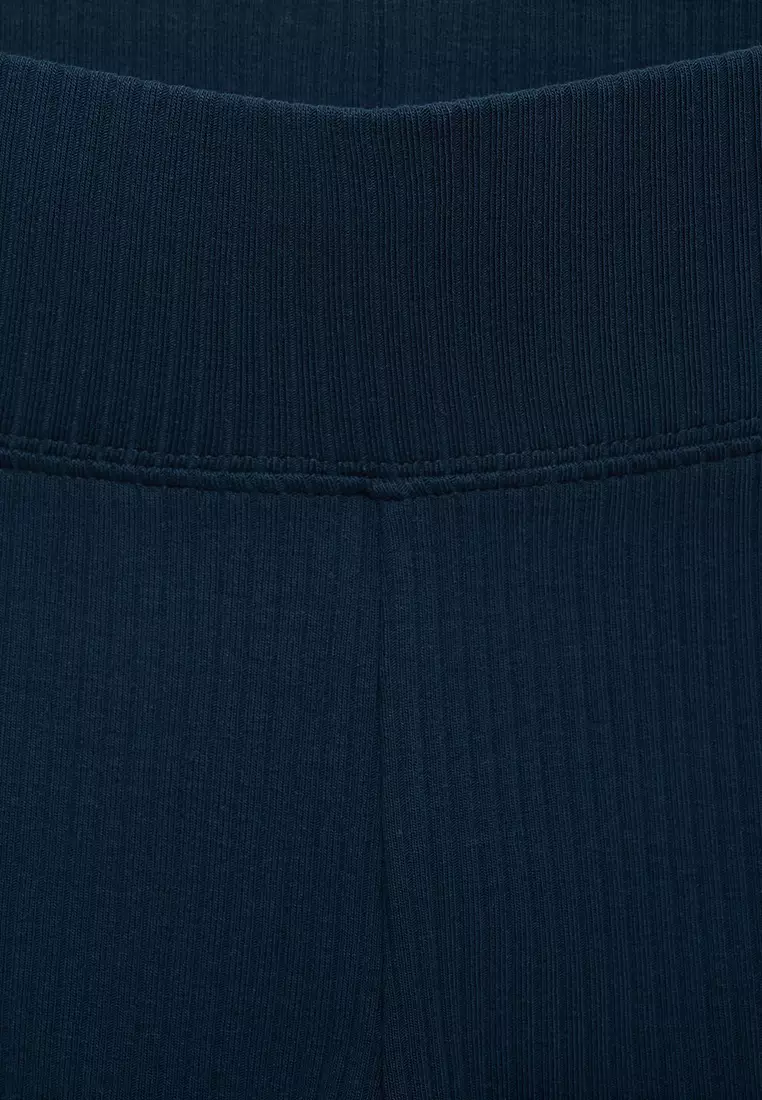 Cotton Ribbed Leggings