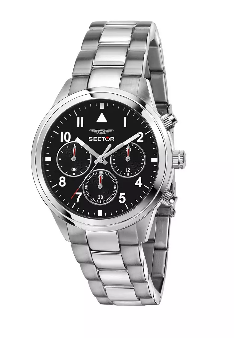 [3 Years Warranty] Sector 670 Collection 40mm Case Men's Quartz Stainless Steel Watch R3253540013
