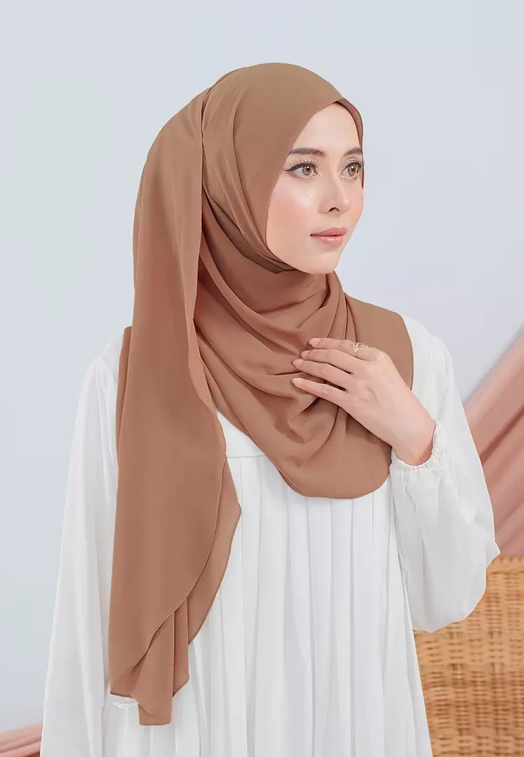 HIJAB INSTAN SABIYA - CHOCO