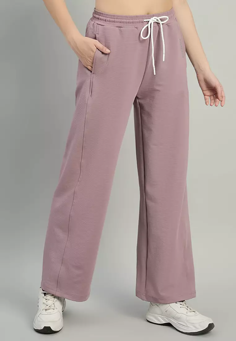 Women’s Textured FlexiFit Wide-Leg Pants