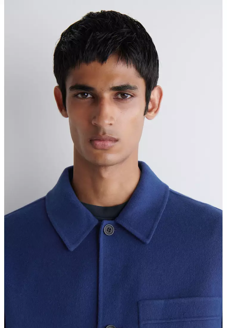 Buy COS DOUBLE-FACED WOOL OVERSHIRT 2026 Online | ZALORA