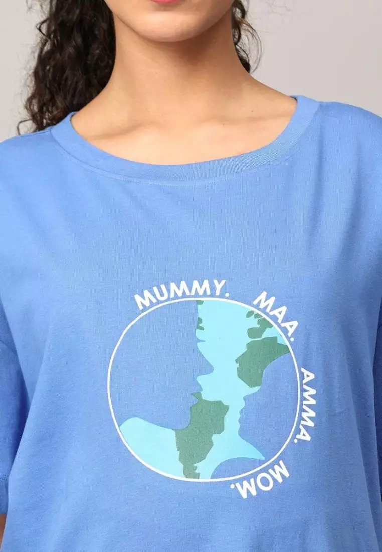 Mom My World Oversized Mumma T-shirt