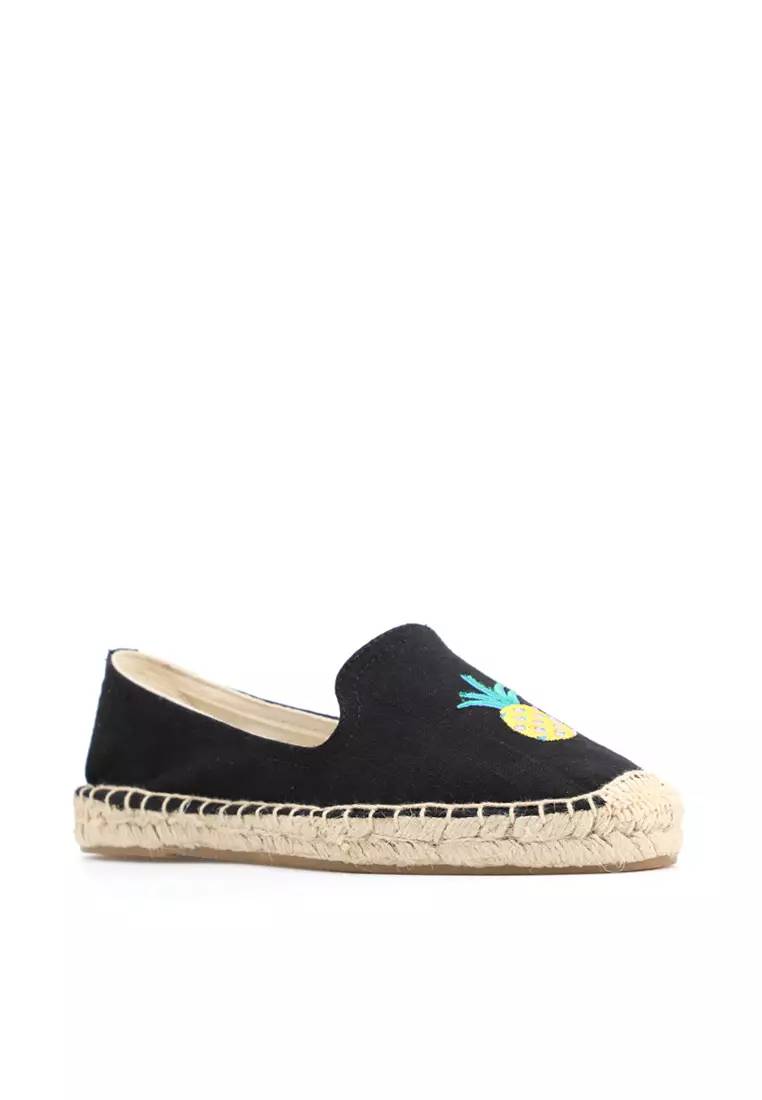 Embroidered Canvas Espadrilles HB45433