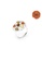 Millenne silver MILLENNE Multifaceted Baltic Amber Multi-Tone Disc Silver Ring with 925 Sterling Silver B9A34AC7F8D8F9GS_2