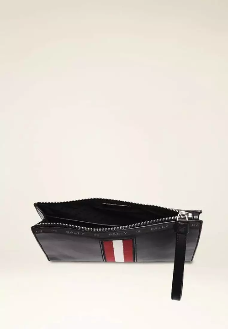 Bally Haig Clutch Black Red