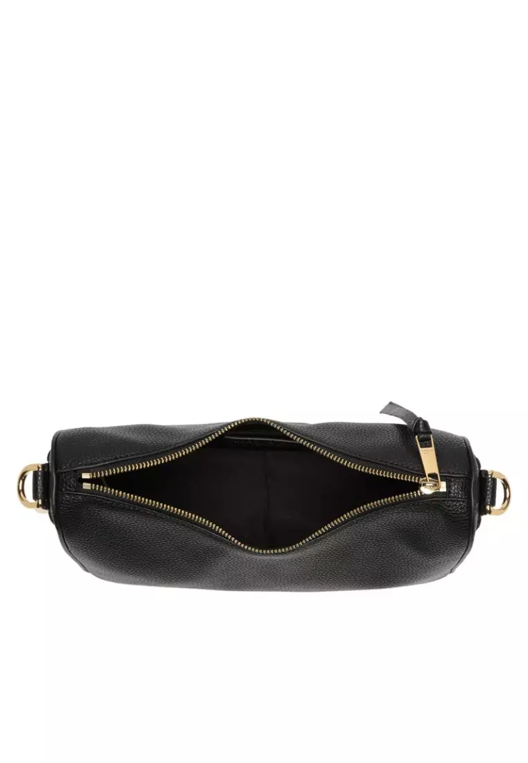 Small Convertible Shoulder Bag Black 