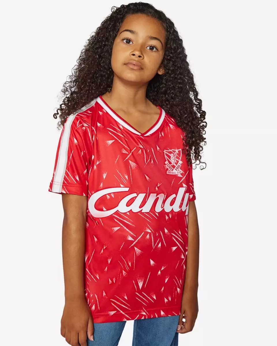 Liverpool FC 1989 - 1991 Home Shirt Jnr Kids - Official LFC Jersey Original Anak