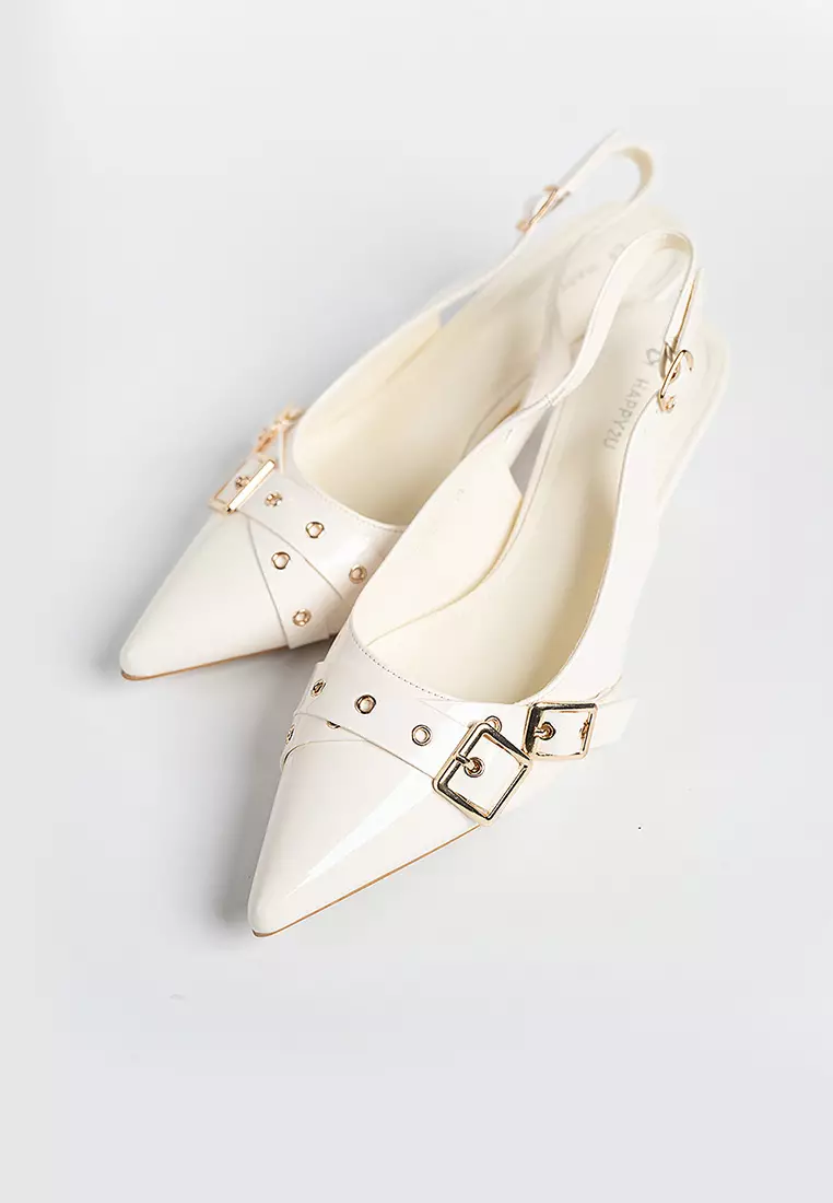 Winston Belt Flared Heels