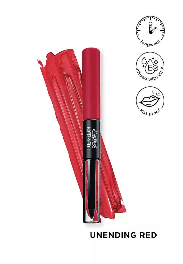 Discount on Revlon  shoes - SKU: Colorstay Overtime Lipcolor [Transfer-Proof, Kiss-Proof] - Unending Red