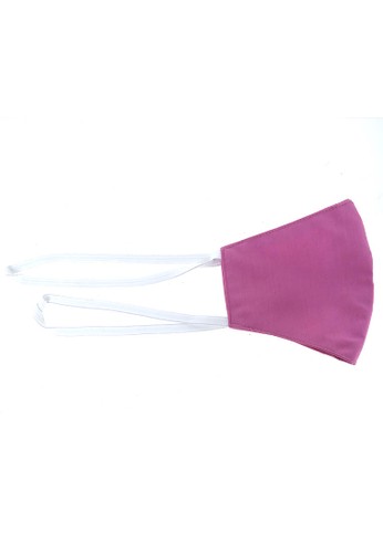 Hamlin purple Evelyn Masker Wanita 2 Ply Headloop Mask Breathable Washable Material Cotton ORIGINAL 4422FESB7992B3GS_1