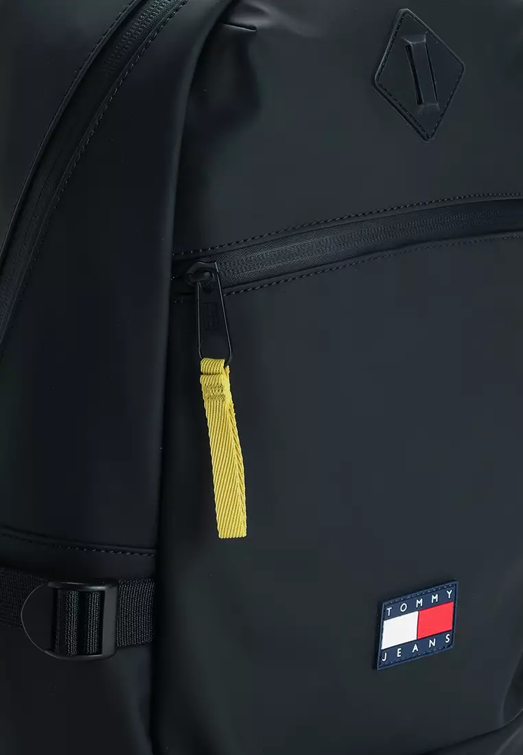 Rubberised Logo Double Zip Backpack - Tommy Jeans