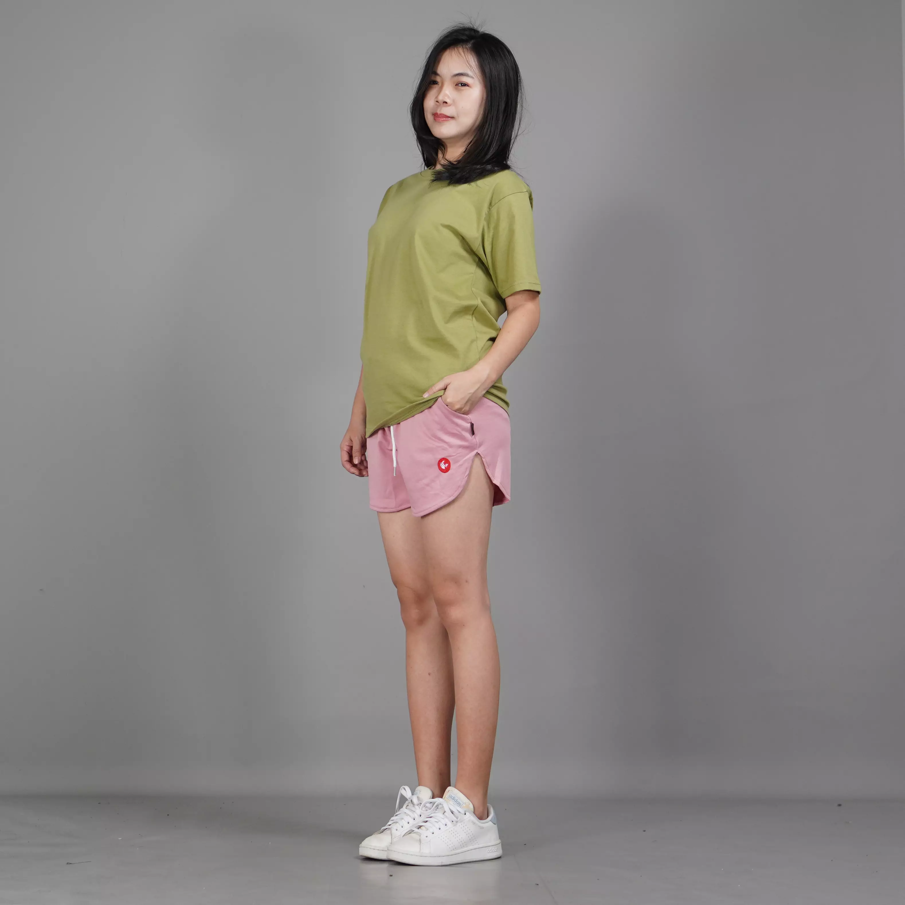  UNILO Size S-BIG Kaos Polos Lengan Pendek Cotton TShirt Short Sleeve - Matcha