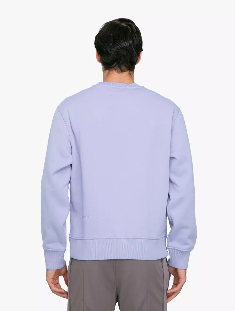 Calvin Klein Jeans - Terry Logo Crewneck Sweatshirt - Purple - purple