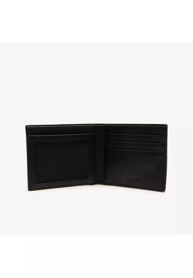 Buy Lacoste Men Fitzgerald billfold in leather with ID card holder Online -  902745