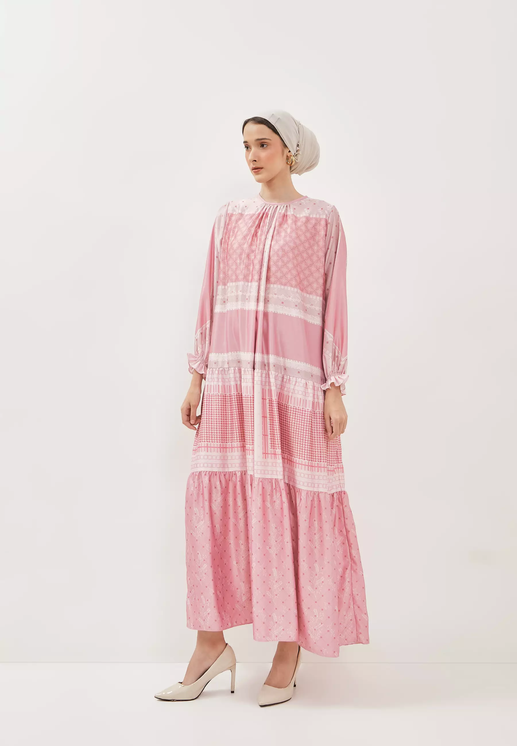 Kamilaa by Itang Yunasz Dress Minatory Pink