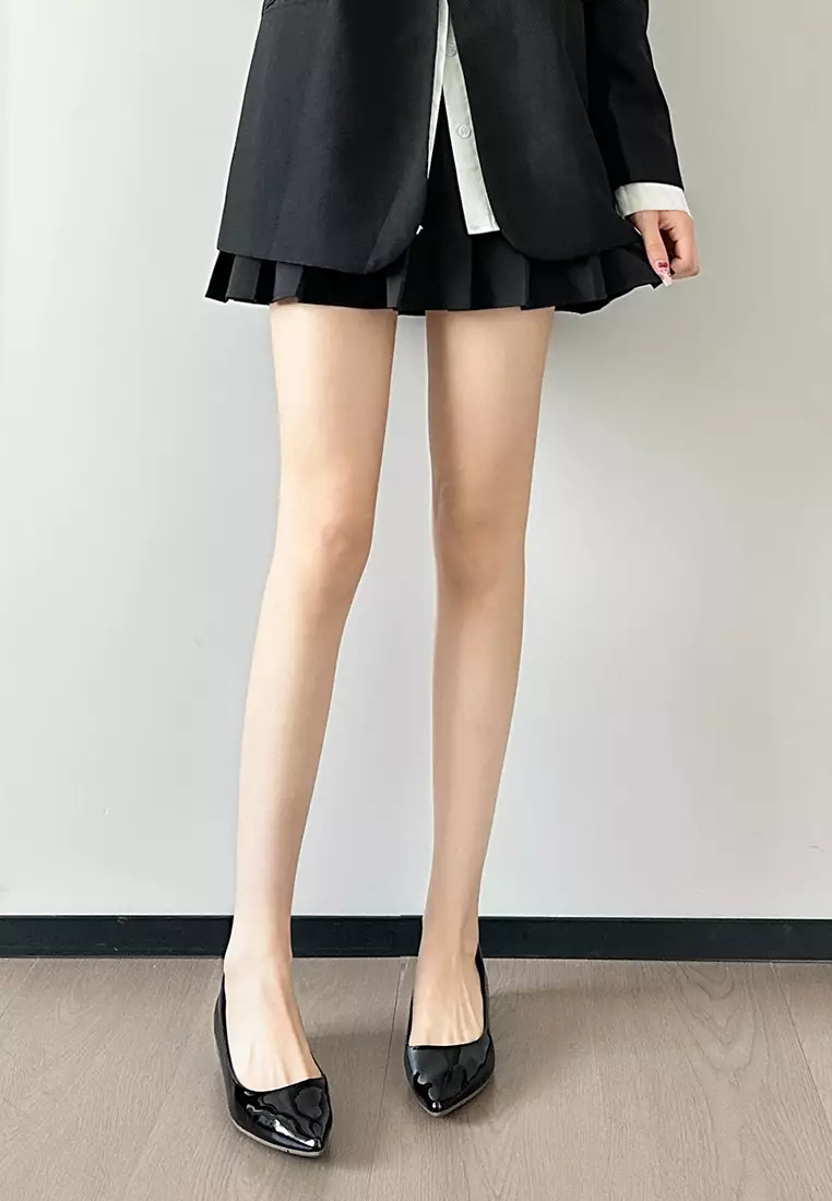 ‌4CM Hidden Heel Patent Leather Pumps WW8916-1