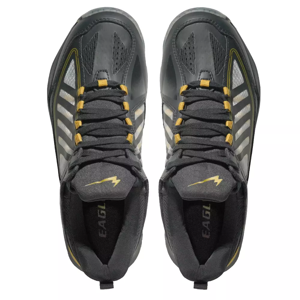 Eagle Sepatu Badminton PNR Prime - HITAM/EMAS