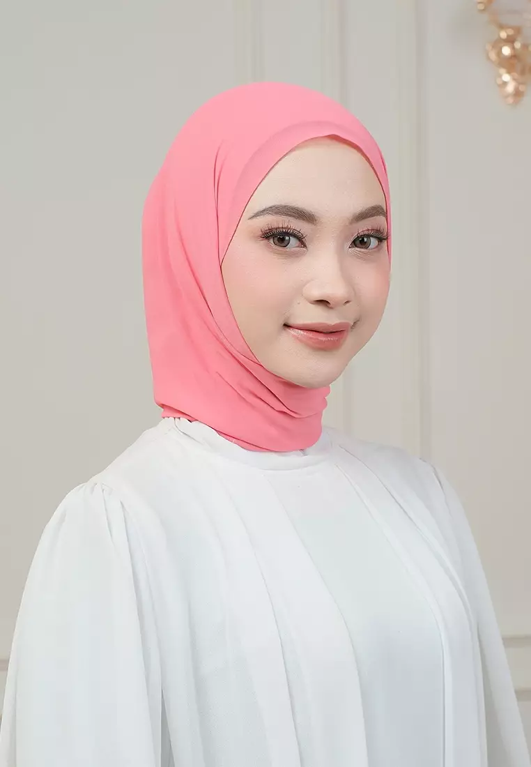 HIJAB INSTAN MAGNET SYIFA - SALMON