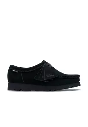 Buy Clarks Womens Wallabee.GTX Shoes - Black Sde 2026 Online | ZALORA