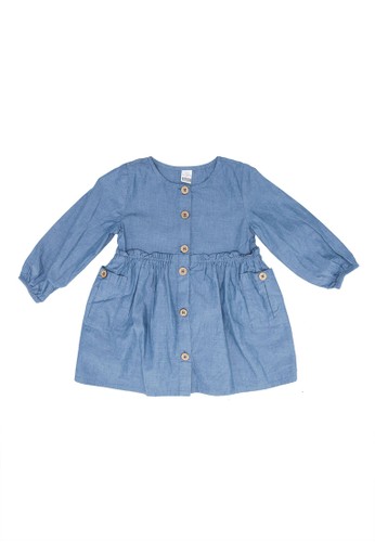 Jual Lc Waikiki Baby Girl S Twill Dress Original Zalora Indonesia