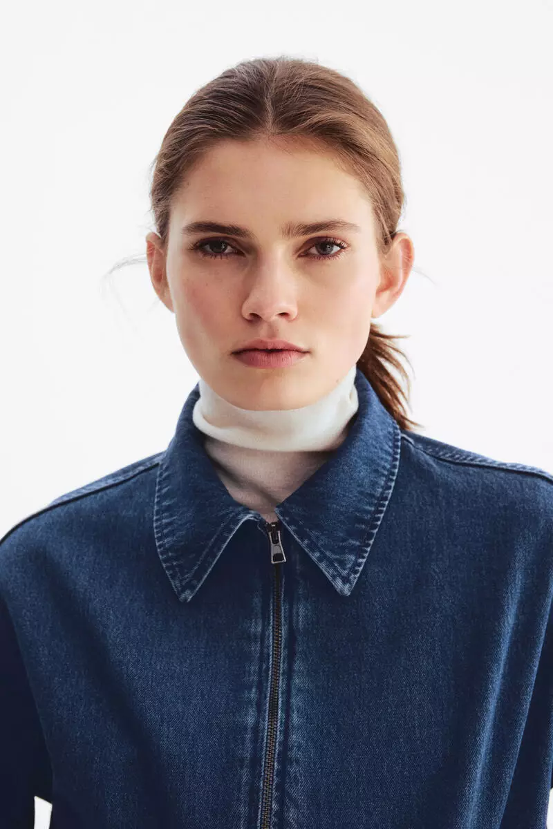 Oversized denim jacket