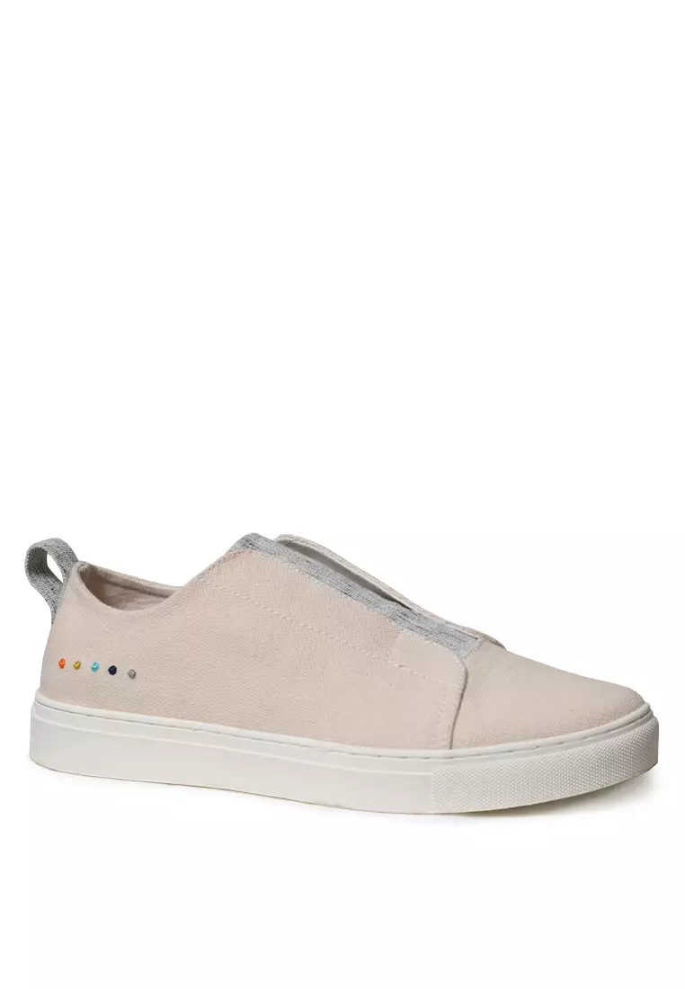 Recycled Canvas Slip-on (Slate Gray)