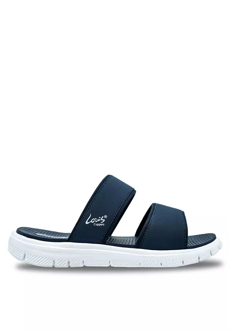 Mens black clearance slip on sandals