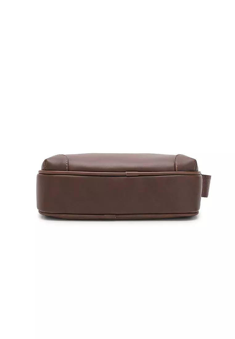 Men's Sling Bag / Crossbody Bag - Coffee