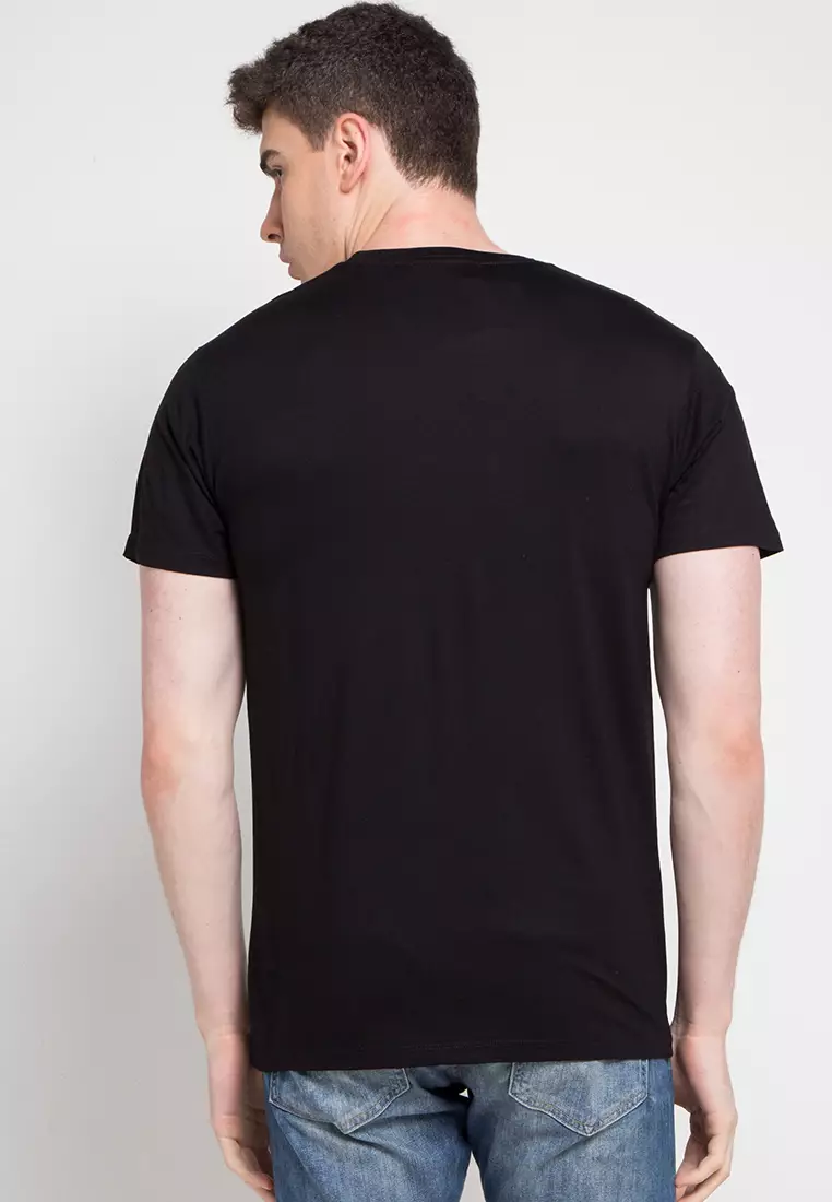 MTD50D Just Chill Logo Blk T-shirt Hitam