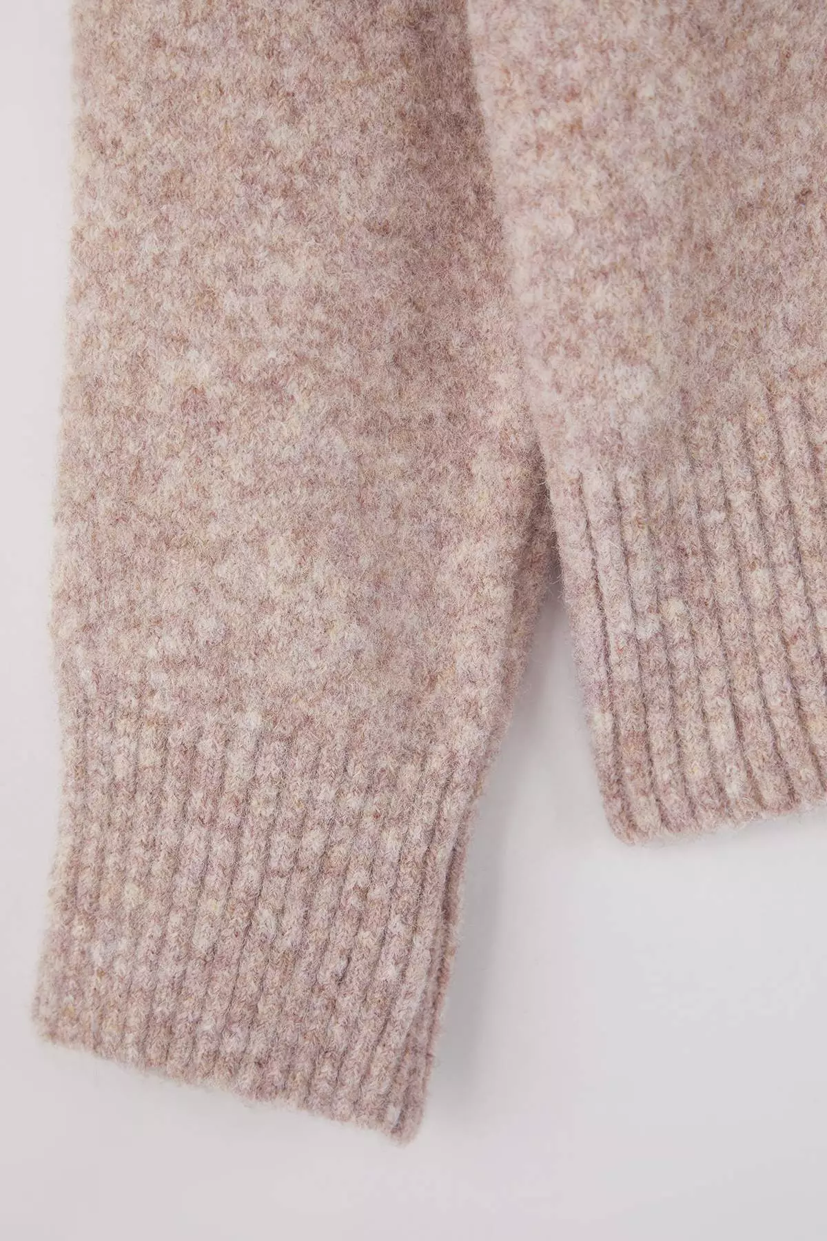 Wardrobe Essentials Mink Wool Blend Fuzzy Premium Yarn Loose Knit Sweater | Twoaw26Kz00125