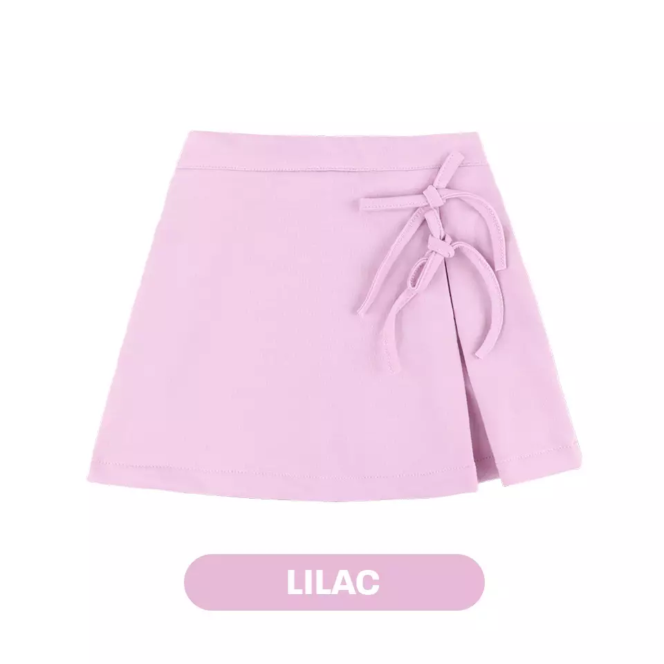 Mooi Rok Celana Skort Anak Perempuan Nata Skort Pants - Lilac