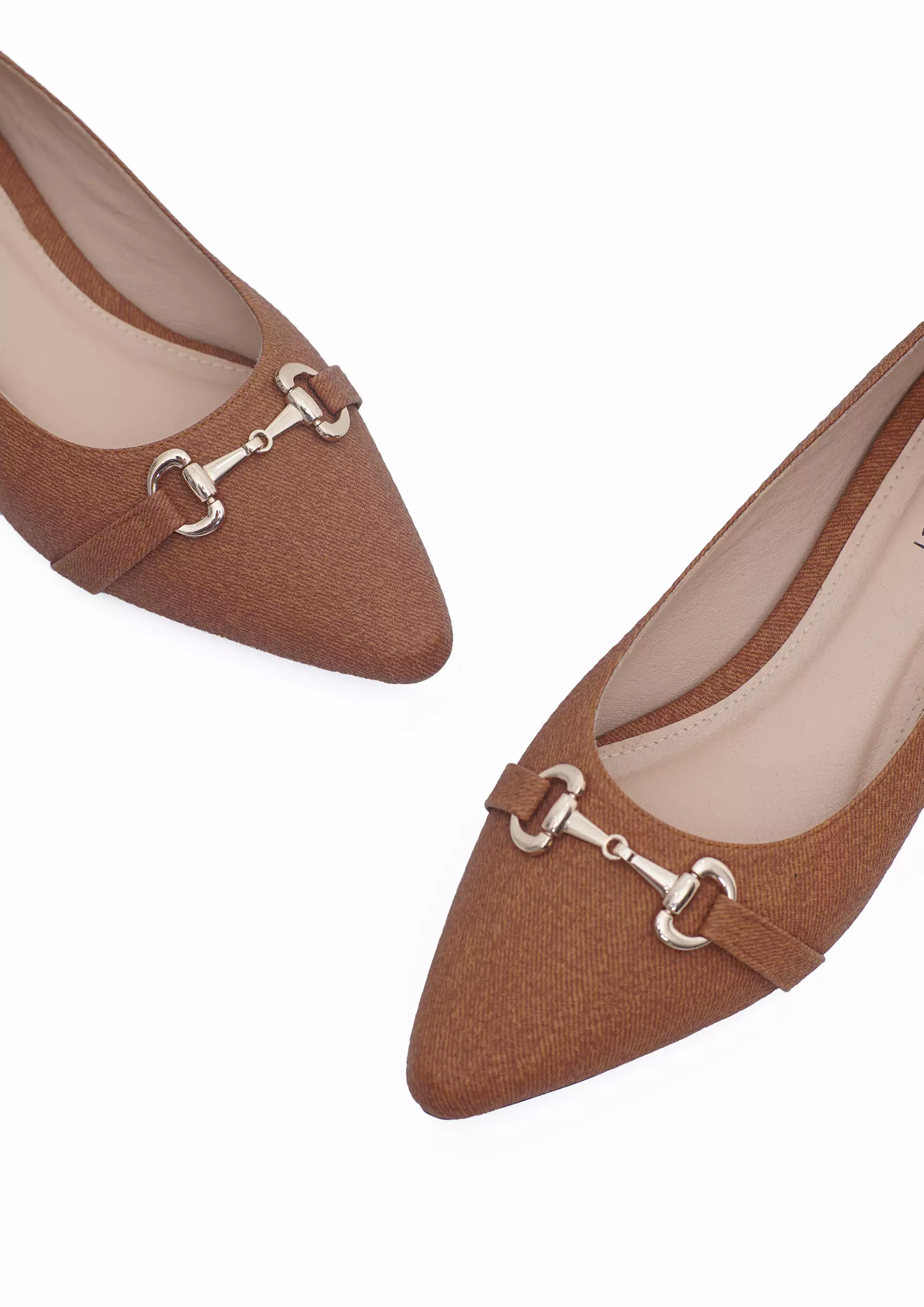 VIVI NICI - Marion Sepatu Wanita Hak 3 cm Downtown Brown
