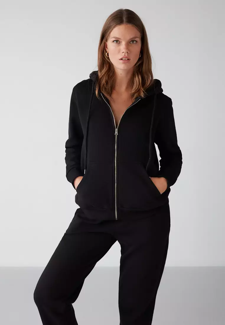 Carlota Relaxed Fit Zip Hoodie