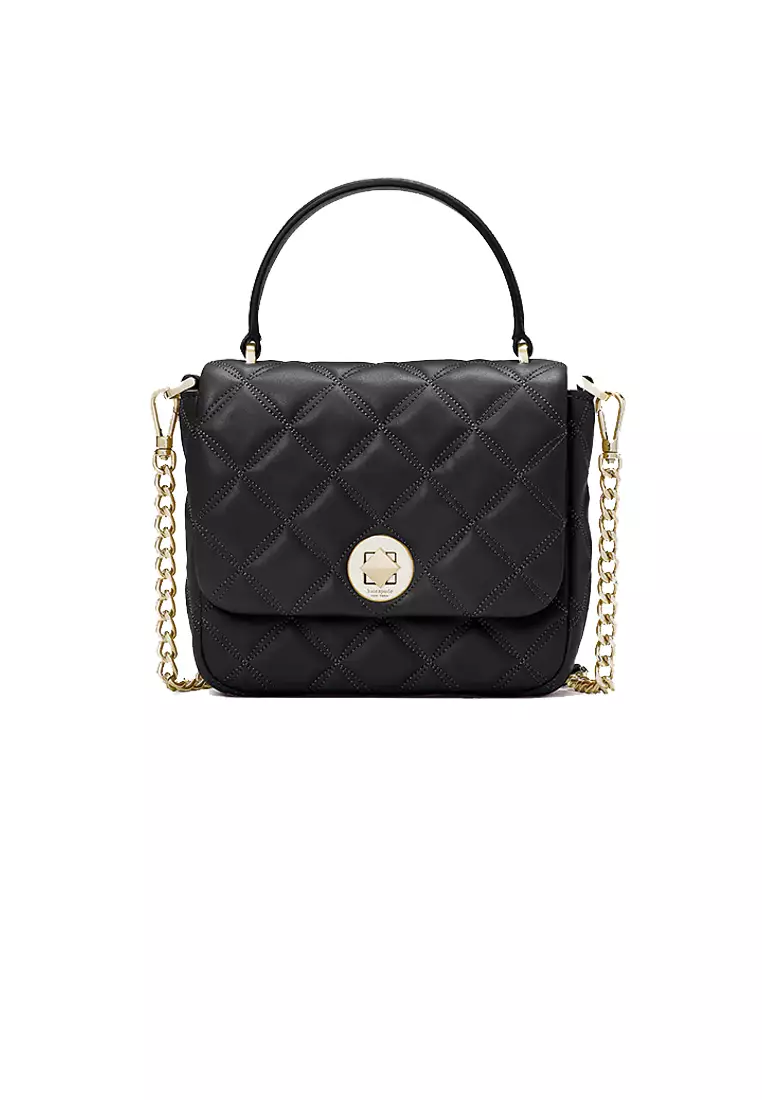 Kate spade black square clearance purse
