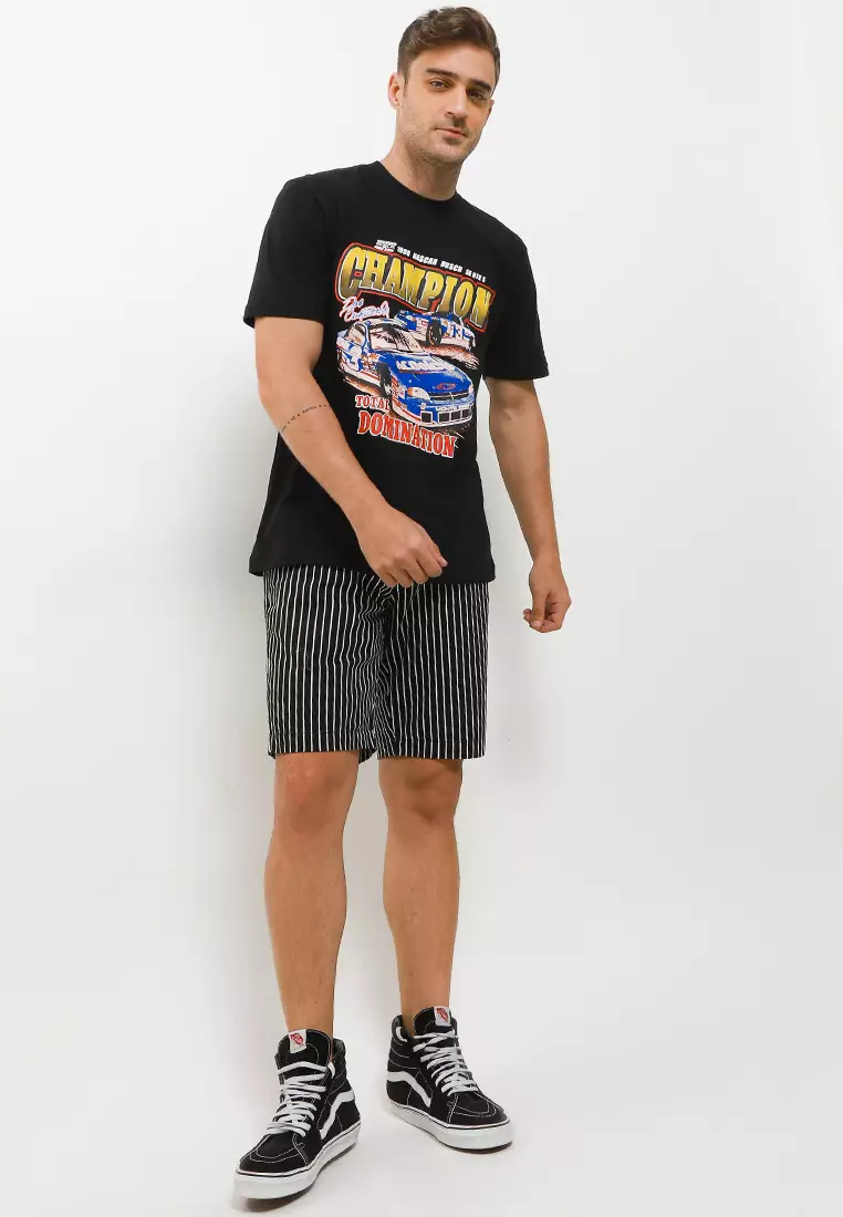 Ossu Total Domination Champion Nascar Black Tshirt