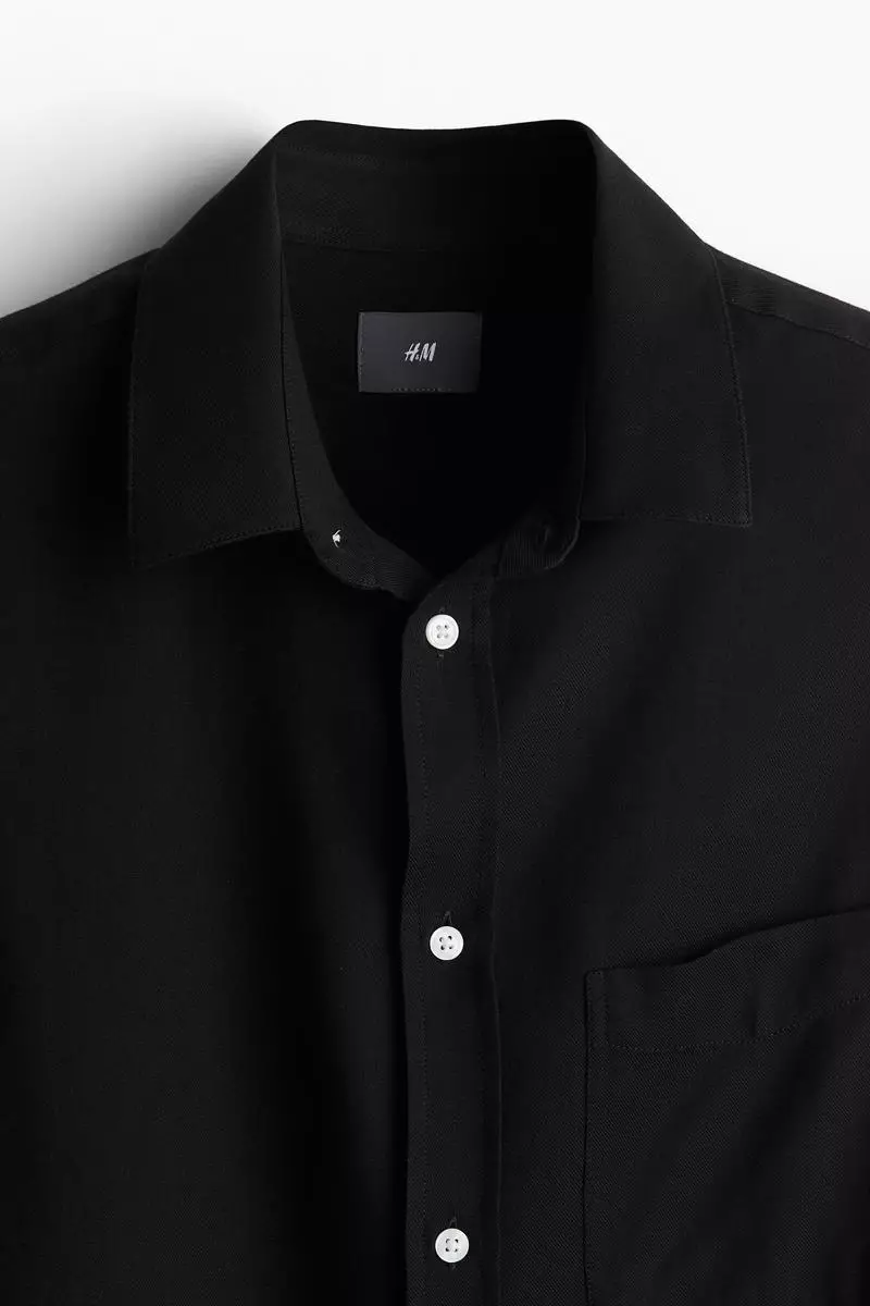Regular Fit Lyocell-blend shirt