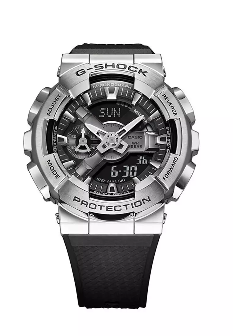 Jual Casio CASIO G SHOCK GM-110-1ADR SILVER BLACK Original 2025