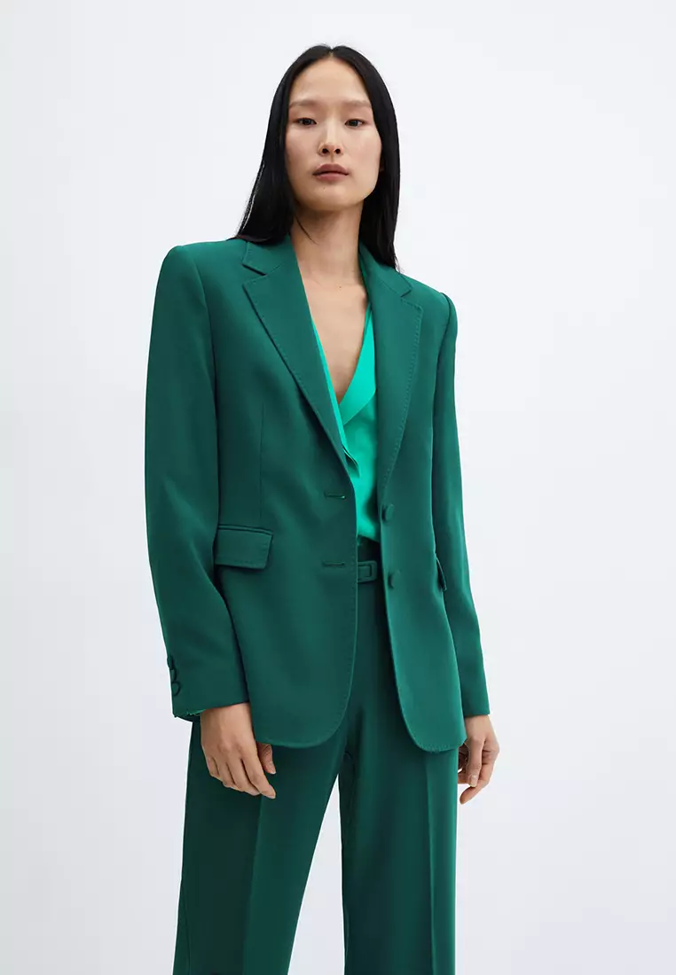 Buy Mango Straight-Fit Suit Jacket Online | ZALORA Malaysia