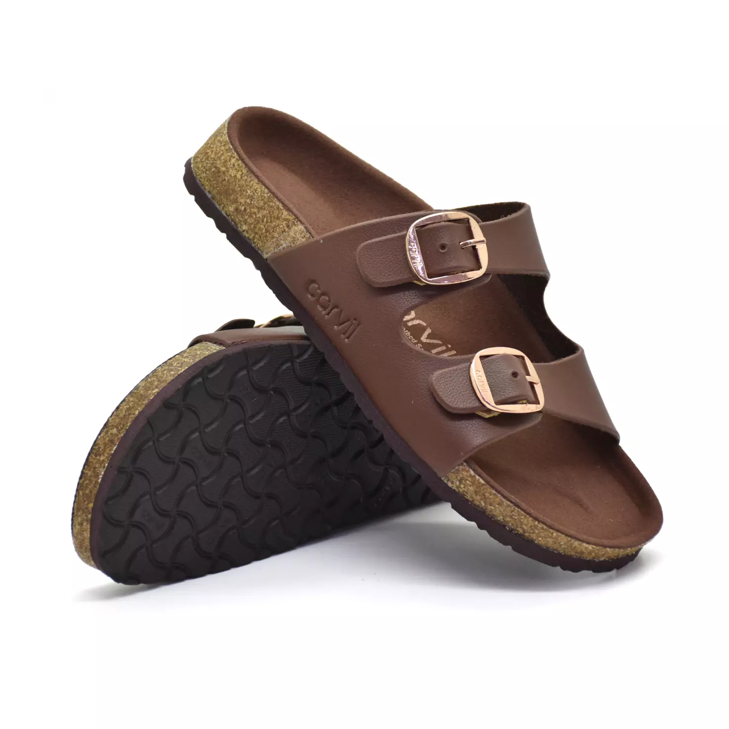 Carvil Sandal Wanita Julliet-02 L Brown