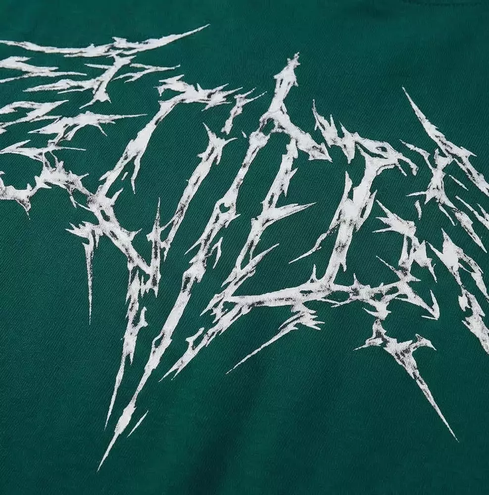 THIRDDAY Kaos Oversize Gym Kalcer Cotton Hybrid 240gsm "lift metal" bottle green MTZ57