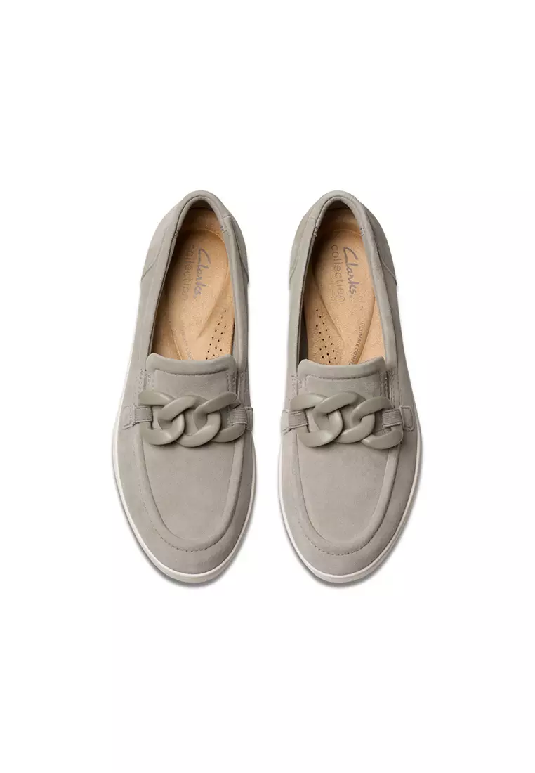 Buy CLARKS Womens Zylah May Loafers Stone Suede 2025 Online ZALORA - Main Image