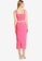 MISSGUIDED pink Rib Sweetheart Top And Skirt Co Ord 44BFEAAD441BD1GS_2