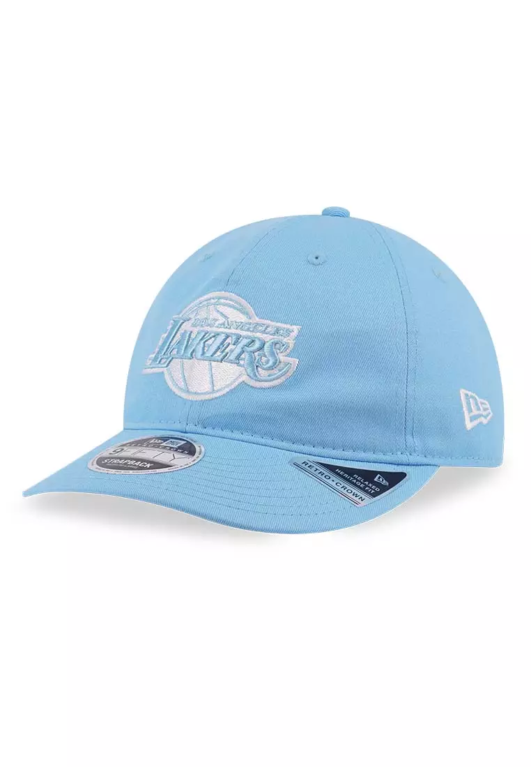 Men's New Era Camo Los Angeles Lakers 9FIFTY Trucker Snapback Hat