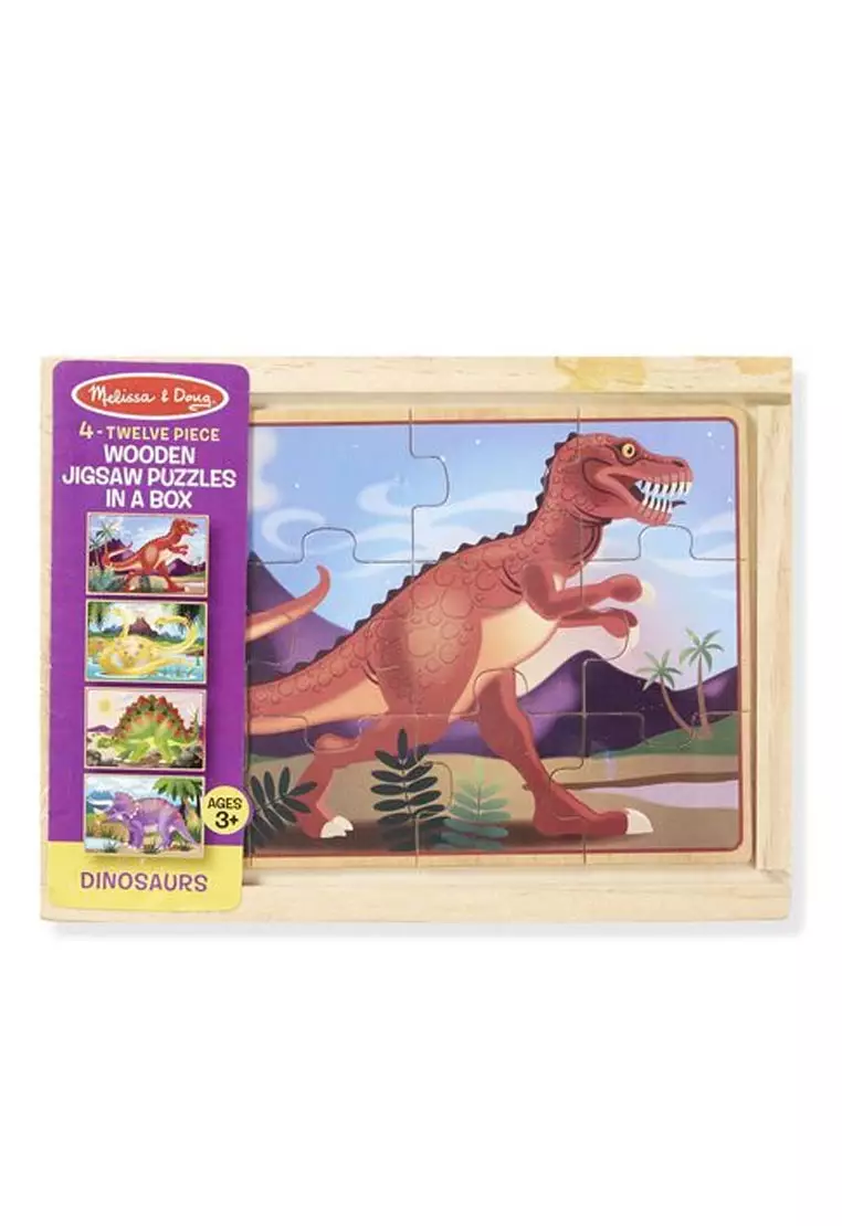 Buy Melissa & Doug Melissa & Doug Dinosaur Jigsaw Puzzles in a Box 4