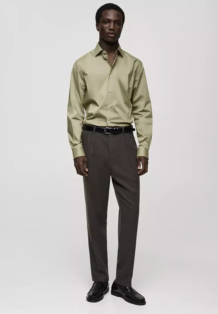 Regular-Fit Stretchable Shirt